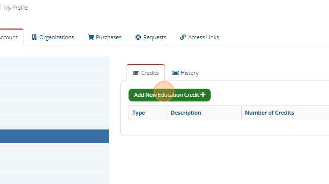 How to Add CE Credits to My Profile - Step 3