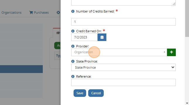 How to Add CE Credits to My Profile - Step 8